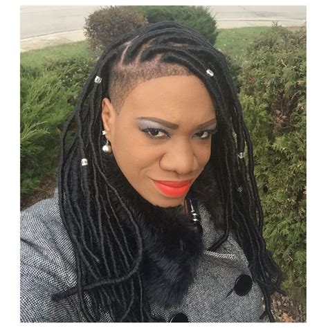 In Love With My Faux Locs Natural Hair Beauty Short Hair Styles Braid Styles