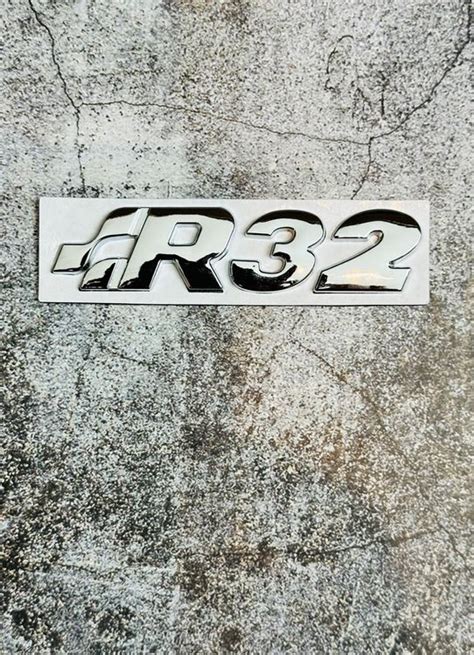 Vw R Emblem Schriftzug Logo Aus Metall Neu In Chrom Kaufen Auf Ricardo