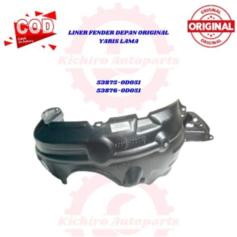 Jual Liner Fender Depan Yaris Lama Original Shopee Indonesia