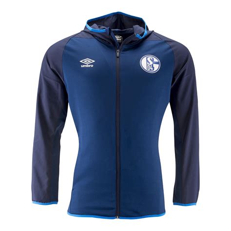 Umbro FC Schalke 04 Herren Hooded Jacket Kapuzenjacke 79618U GTK