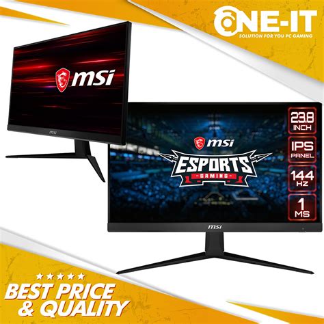 Jual MSI OPTIX G241 MONITOR 1080p 144Hz 1ms IPS 24 Inch FHD Gaming