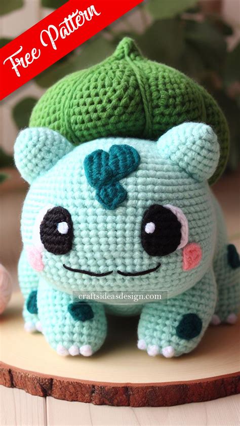 Pokemon Bulbasaur Amigurumi Free Pattern Pokemon Crochet Pattern