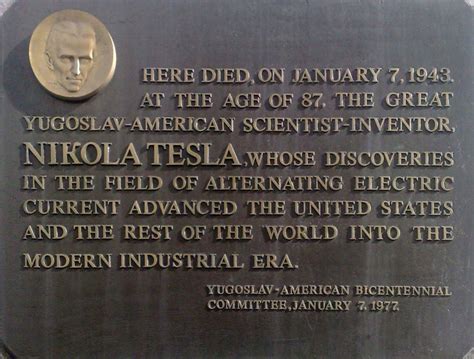 Site of Nikola Tesla's Death - Clio