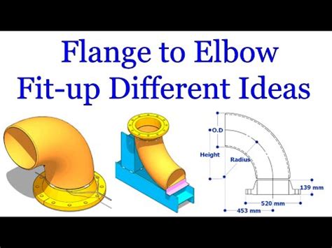 Weldneck Flange To Elbow Fit Up Different Ideas Youtube