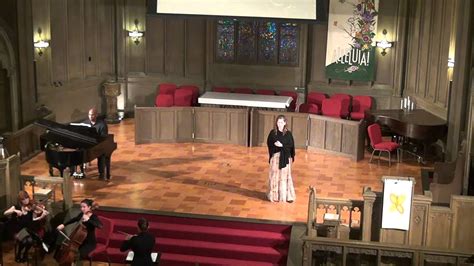 Laura Kimmel Sings Woe Unto Them Who Forsake Him From Elijah Youtube