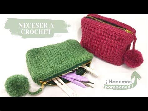 Neceser A Crochet Paso A Paso Aprendemos A Usar La Pomponera