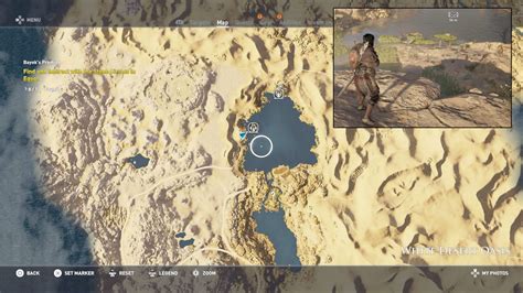 Promesa De Bayek Y Círculos De Piedras En Assassins Creed Origins