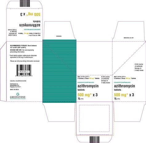 Azithromycin Dihydrate Package Insert Drugs