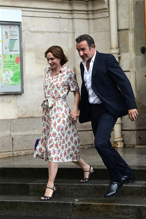 Photo Nathalie P Chalat Et Son Mari Jean Dujardin Mariage De Claude