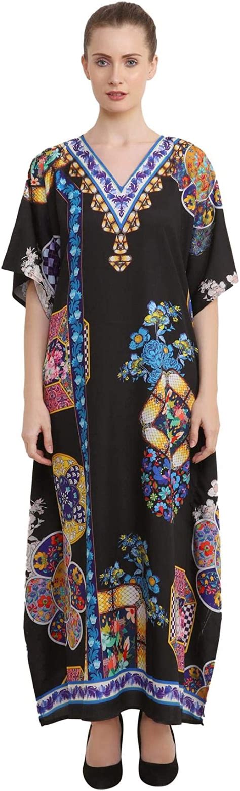 Miss Lavish London Kaftans For Women Casual Ladies Long Kimono Maxi Style Dress For Regular To