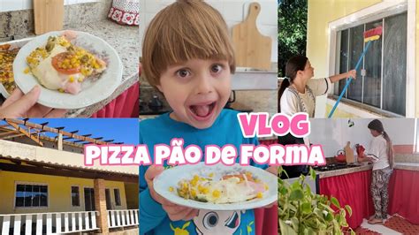 Pizza P O De Forma Lanche R Pido Rotina Dona De Casa Vlog Na Piscina