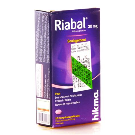 RIABAL 30MG COMP PELLI B 20 Pharmaconect