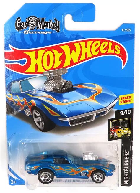 駿河屋 1 64 68 CORVETTE GAS MONKEY GARAGE ブルーオレンジ Hot Wheels NIGHTBURNERZ FJX72 ホットウィール