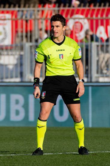 Referee Alessandro Prontera Action During Serie Editorial Stock Photo