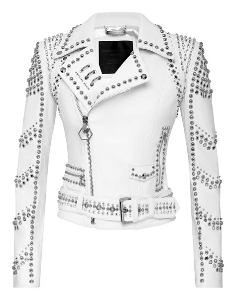 Leather Biker Studs Philipp Plein