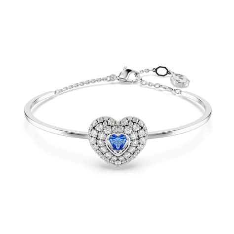 Bracelet Jonc Swarovski Hyperbola Bleu Maty