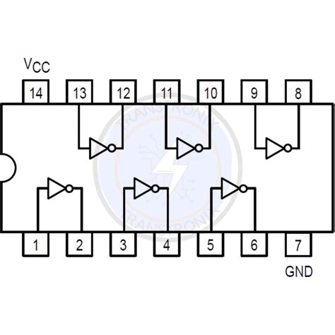 74ls04 Compuerta Not Comprar En Transtronix