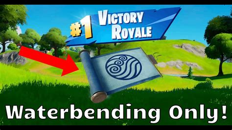 Winning With The New Waterbending Mythic Only Fortnite Youtube