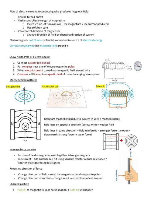 Full Edexcel Gcse Physics Notes For Combined Sciences Combined