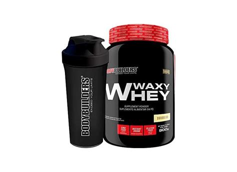 Kit Waxy Whey 900g BCAA 100g Bodybuilders Sabor Baunilha O