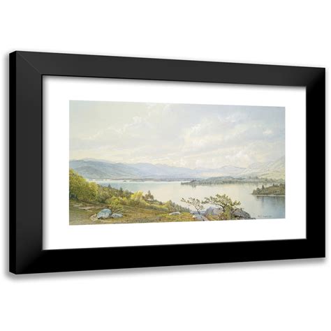 William Trost Richards 24x16 Black Modern Framed Museum Art Print