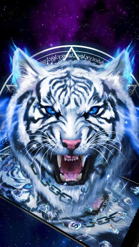 Anime White Tiger Wallpapers - Wallpaper Cave