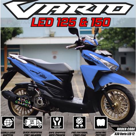 Jual Decal Sticker Vario Led 125 150 Full Body 201520162017 Decal