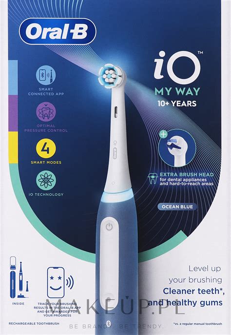 Oral B Io My Way Series Ocean Blue Elektryczna Szczoteczka Do Z B W