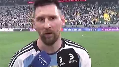 Messi Explic Por Qu Cree Que No Jugar El Pr Ximo Mundial Lo Dije