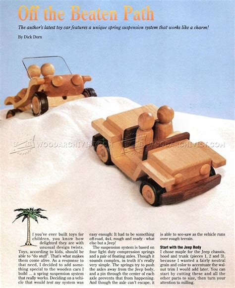 Wooden Jeep Plans • Woodarchivist