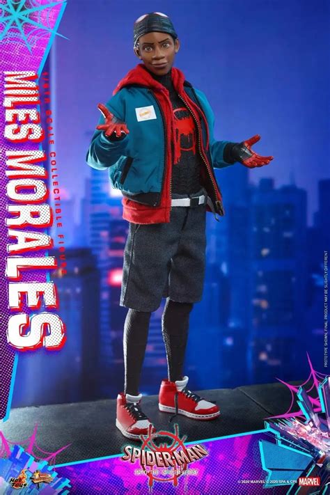 Фигурка Человека-паука в стиле аниме Hottoys Ht1/6 Mms567 майль Моралес ...