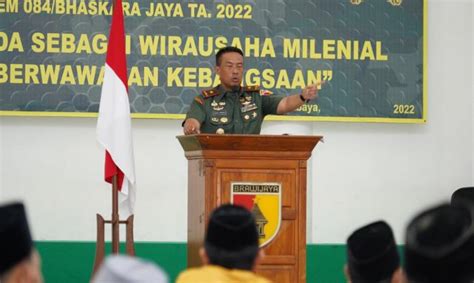 Danrem Bj Berikan Wawasan Kebangsaan Kepada Generasi Muda Milenial