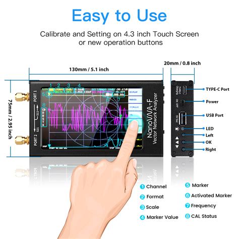 Nanovna Nanovna F Vna Hf Vhf Uhf Vector Network Antenna Analyzer