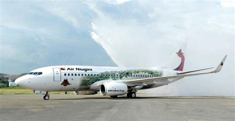 Flyingphotos Magazine News Air Niugini Welcomes Its First Boeing