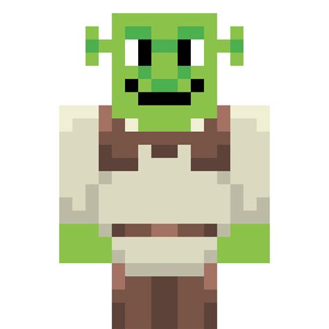 Pixilart Shrek Skin Minecraft By Moguel2018