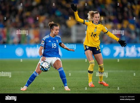 Italy S Arianna Caruso Left And Sweden S Nathalie Bjorn Vie For The