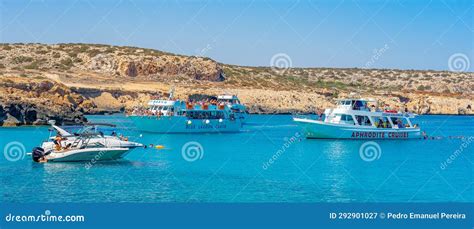 Blue Lagoon In Cyprus In The Ayia Napa District Next To The