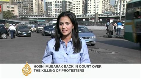 Sherine Tadros Reports On Mubarak Trial Youtube