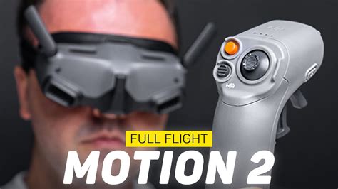 New Dji Motion Controller Full Flight Overview Youtube