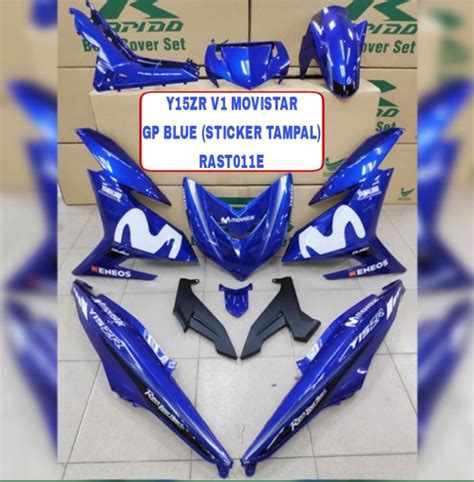 Body Cover Set Rapido Y15ZR V1 V2 Yamaha STICKER TAMPAL Movistar GP