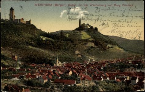 Ansichtskarte Postkarte Weinheim A D Bergstra E Akpool De