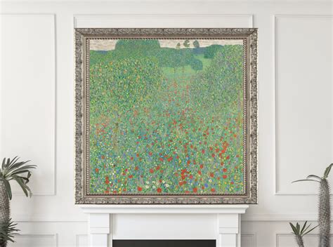 Gustav Klimt, Field of Poppies – GalleryThane