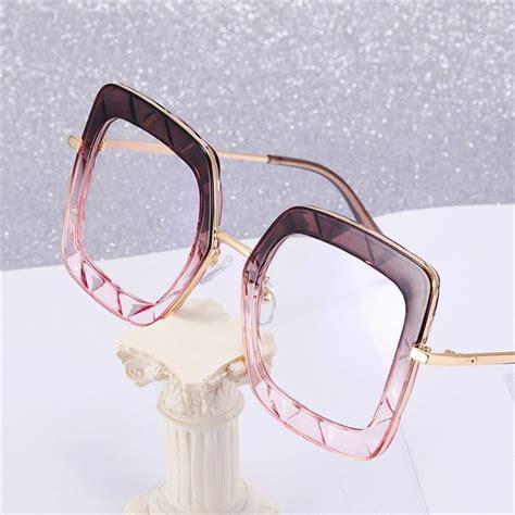 China Customized Oversized Square Blue Light Glasses Suppliers