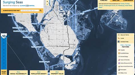 What The U S Looks Like With 10 Feet Of Sea Level Rise The Weather