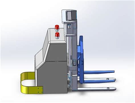 Agv叉车3d模型下载三维模型step模型 制造云 产品模型