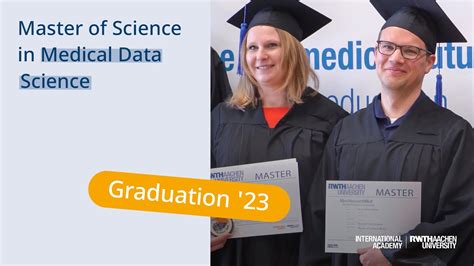 Graduation 2023 M Sc Medical Data Science YouTube