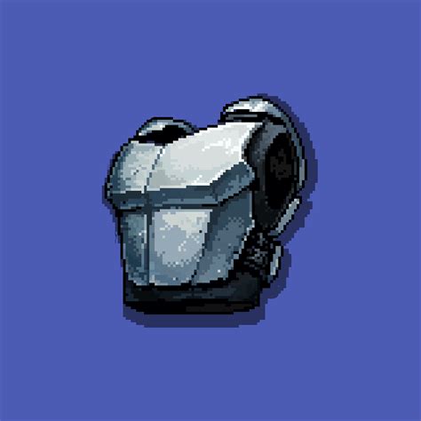 Metal Armor Item R Pixelart