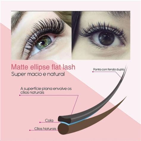 Cilios Fio A Fio Real Love Ellipse Flat Lash Parcelamento Sem Juros