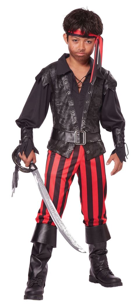 Kids Briny Buccaneer Pirate Boys Costume | $36.99 | The Costume Land