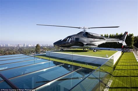 Bel Air Mega Mansion Bedrooms Helicopter Pad Sells For Million